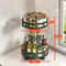 Rotating Spice Rack Organizer 360 Degree Non Slip Kitchen Storage Tray 2