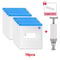 Reusable Vacuum Sealing Food Bags With Air Valve Pump Fresh Keeping Storage Set 4