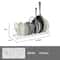 Adjustable Multi Layer Pot And Dish Drying Rack Retractable Kitchen Organizer 4