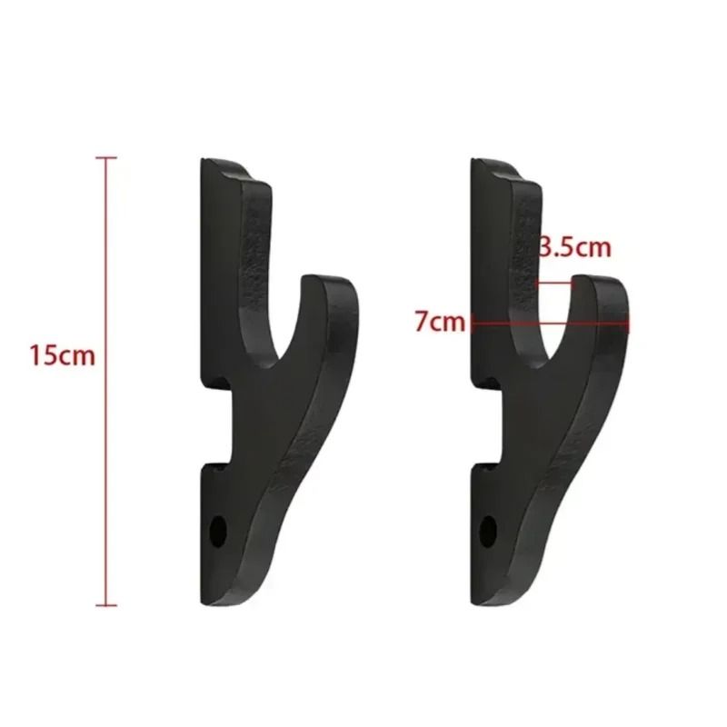 Wooden Wall Mounted Sword Display Rack Samurai Katana Holder Organizer 1