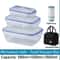 Vacuum Food Storage Container Airtight Fridge Organizer Microwave Safe Box 0