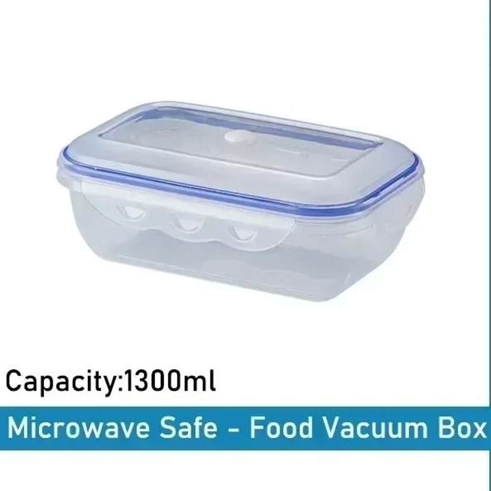 Vacuum Food Storage Container Airtight Fridge Organizer Microwave Safe Box 3