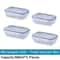 Vacuum Food Storage Container Airtight Fridge Organizer Microwave Safe Box 10