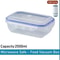 Vacuum Food Storage Container Airtight Fridge Organizer Microwave Safe Box 7