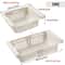 Pull Out Refrigerator Drawer Organizer Adjustable Fridge Storage Shelf 2
