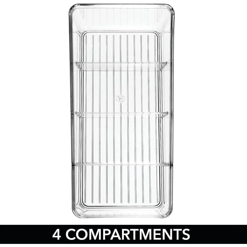 4 Layer Transparent Pantry Organizer Food Storage Container Rack 2