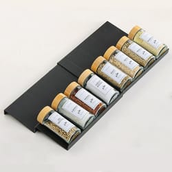 4 layer adjustable spice drawer organizer kitchen spice rack