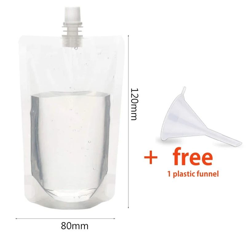 Reusable Drink Pouches With Spout Portable Juice Storage Bags 2