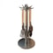 Rotating Kitchen Utensil Holder With Hooks Countertop Organizer Stand 0