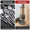 Rotating Kitchen Utensil Holder With Hooks Countertop Organizer Stand 5