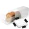Clear Airtight Bread Storage Container Tall Bread Box With Lid 2