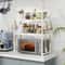 Microwave Oven Storage Rack Countertop Kitchen Organizer Shelf 9