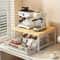 Modern Microwave Oven Rack Countertop Storage Shelf Wood Metal 5