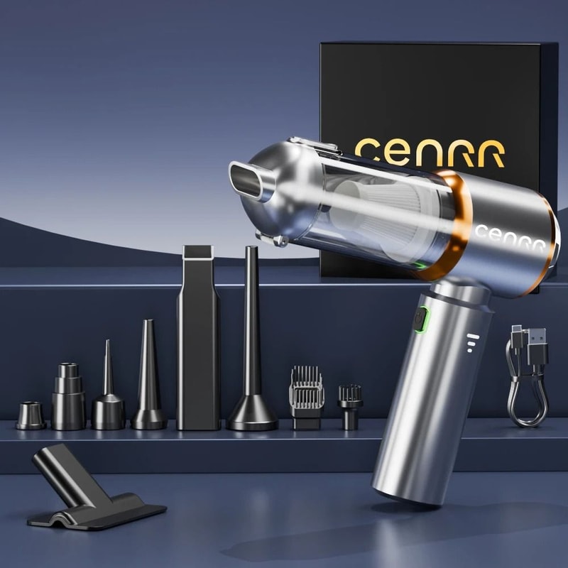 Mini Cordless Car Vacuum Cleaner Powerful Portable Handheld Blower 1