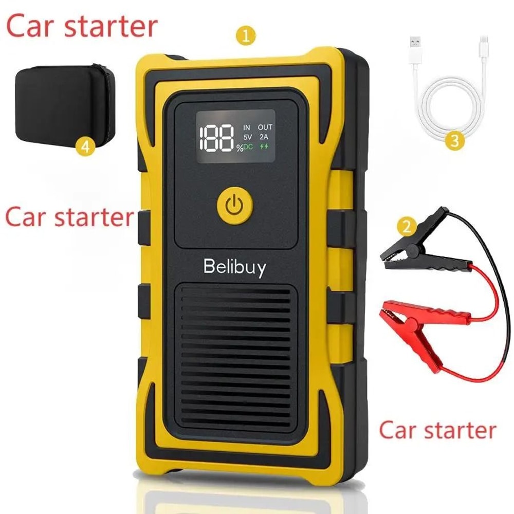 AutoRescue 4 In 1 Car Jump Starter Air Compressor Power Bank 4