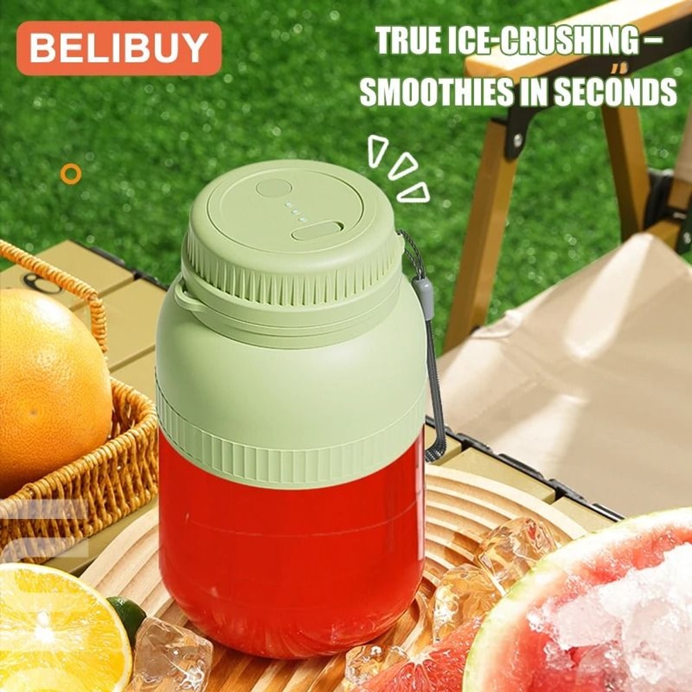 BlendGo Portable USB Juicer Blender 6 Blade Smoothie Maker 6