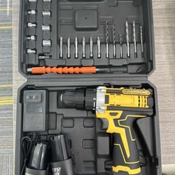 powerpro 20v cordless drill kit home repair tool set