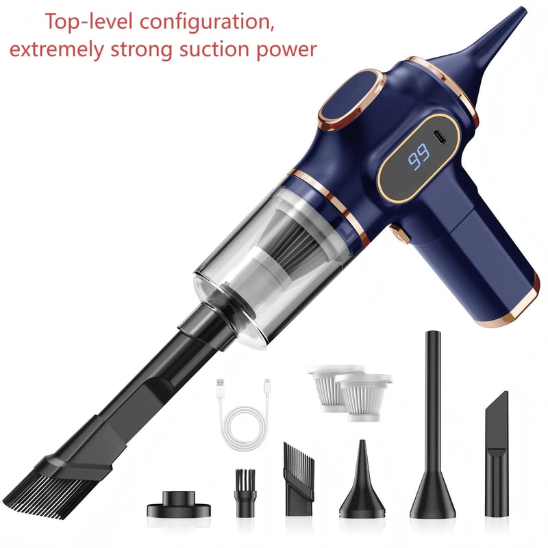 TurboClean Cordless Handheld Vacuum High Power Portable Cleaner 2