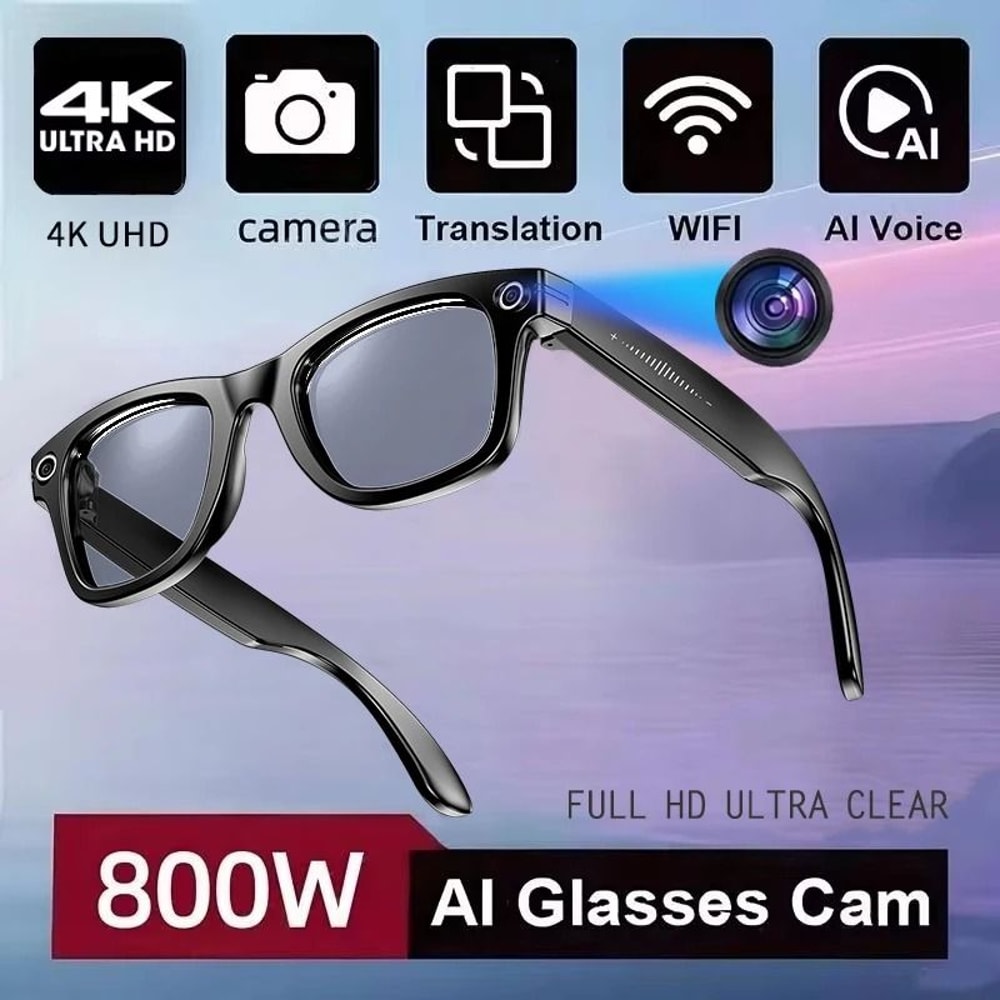 VisionX AI Smart Glasses Camera Translation Waterproof Sunglasses 4