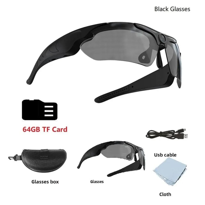 1080P Camera Sunglasses Video Recording Glasses For Outdoor Sports 3
