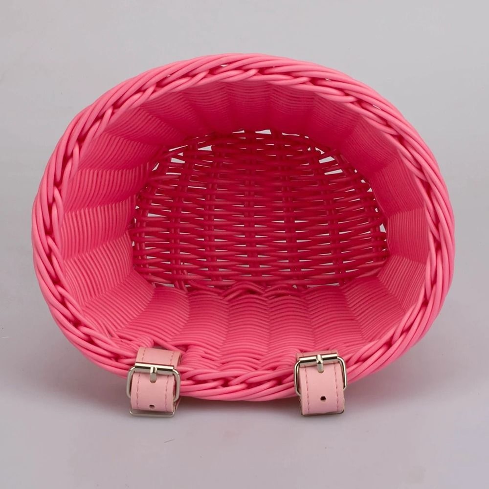 Adjustable Bicycle Front Basket Woven Handlebar Bike Basket For Storage And Daily Use 6