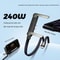 240W Fast Charging Cable With Foldable Phone Holder 2 In 1 Stand 5