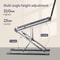 Adjustable Aluminum Laptop Stand Foldable Laptop Cooling Stand Portable Holder 7