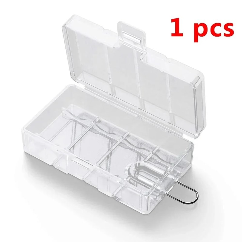Transparent Battery Storage Box CR123 Battery Holder 16340 Battery Case 6