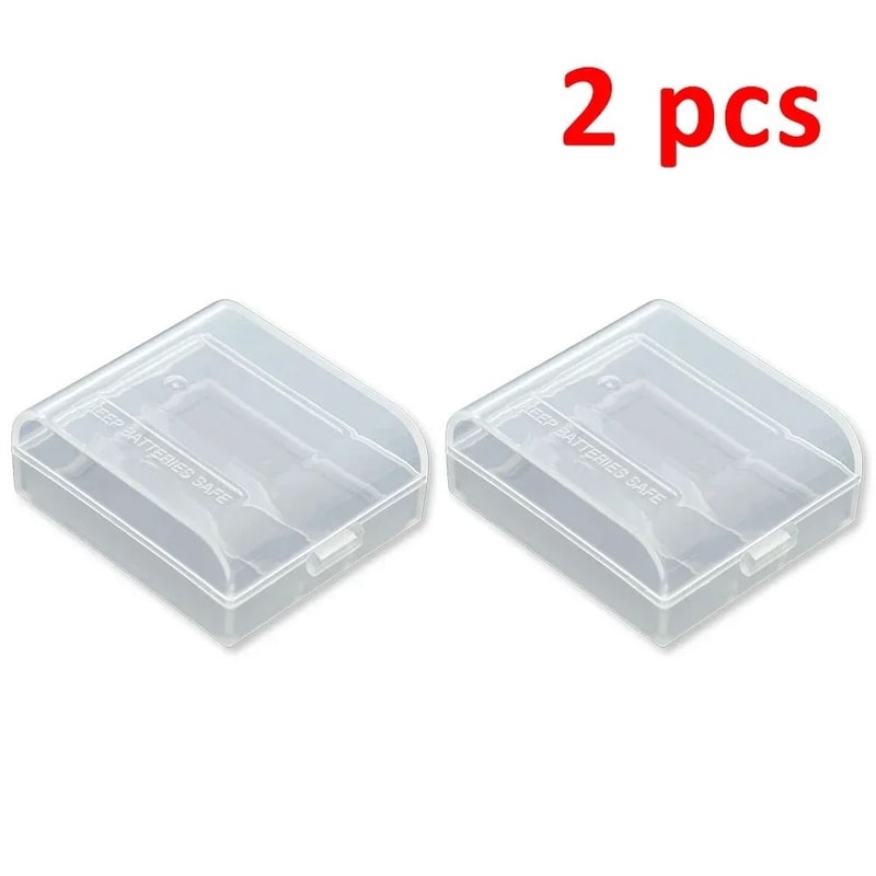 Transparent Battery Storage Box CR123 Battery Holder 16340 Battery Case 2