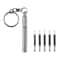 Mini Telescopic Keychain Pen Stainless Steel Portable EDC Pen Tool 3