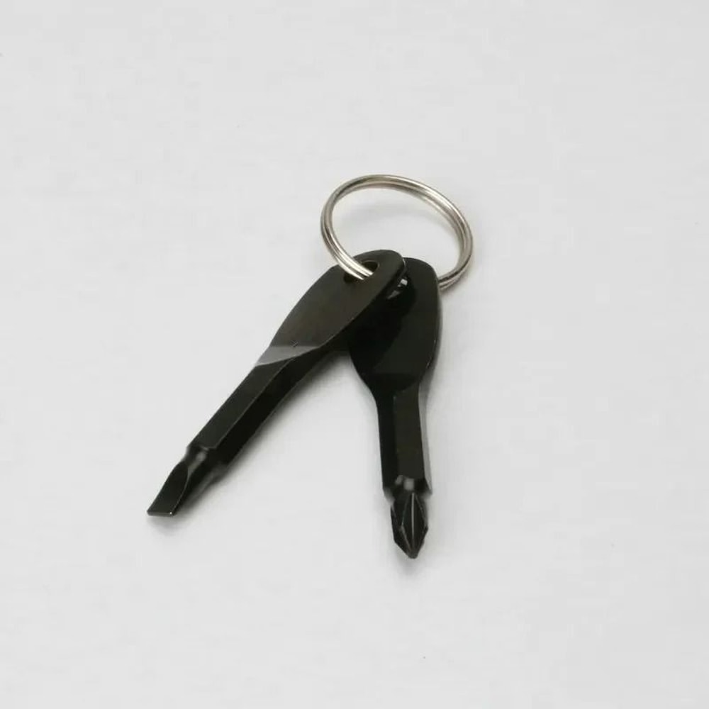 EDC Multi Tool Keychain Screwdriver Portable Outdoor Emergency Repair Tool 18