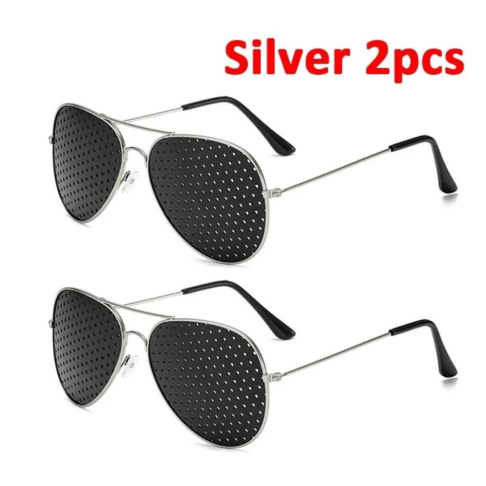 Pinhole Glasses Vision Care Eye Protection Anti Fatigue Glasses 4
