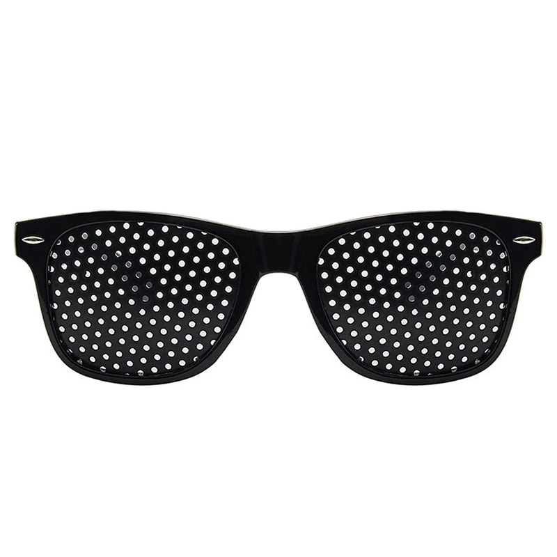 Unisex Pinhole Vision Glasses For Eye Strain Relief And Focus Training 3