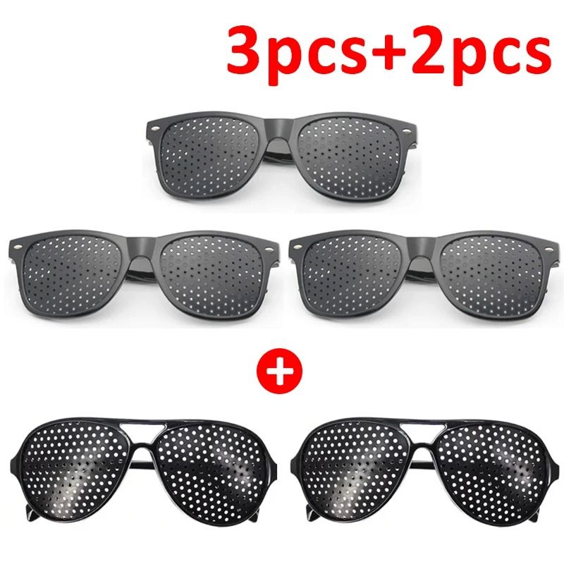 Pinhole Vision Correction Glasses For Eye Strain Relief And Focus Training 10