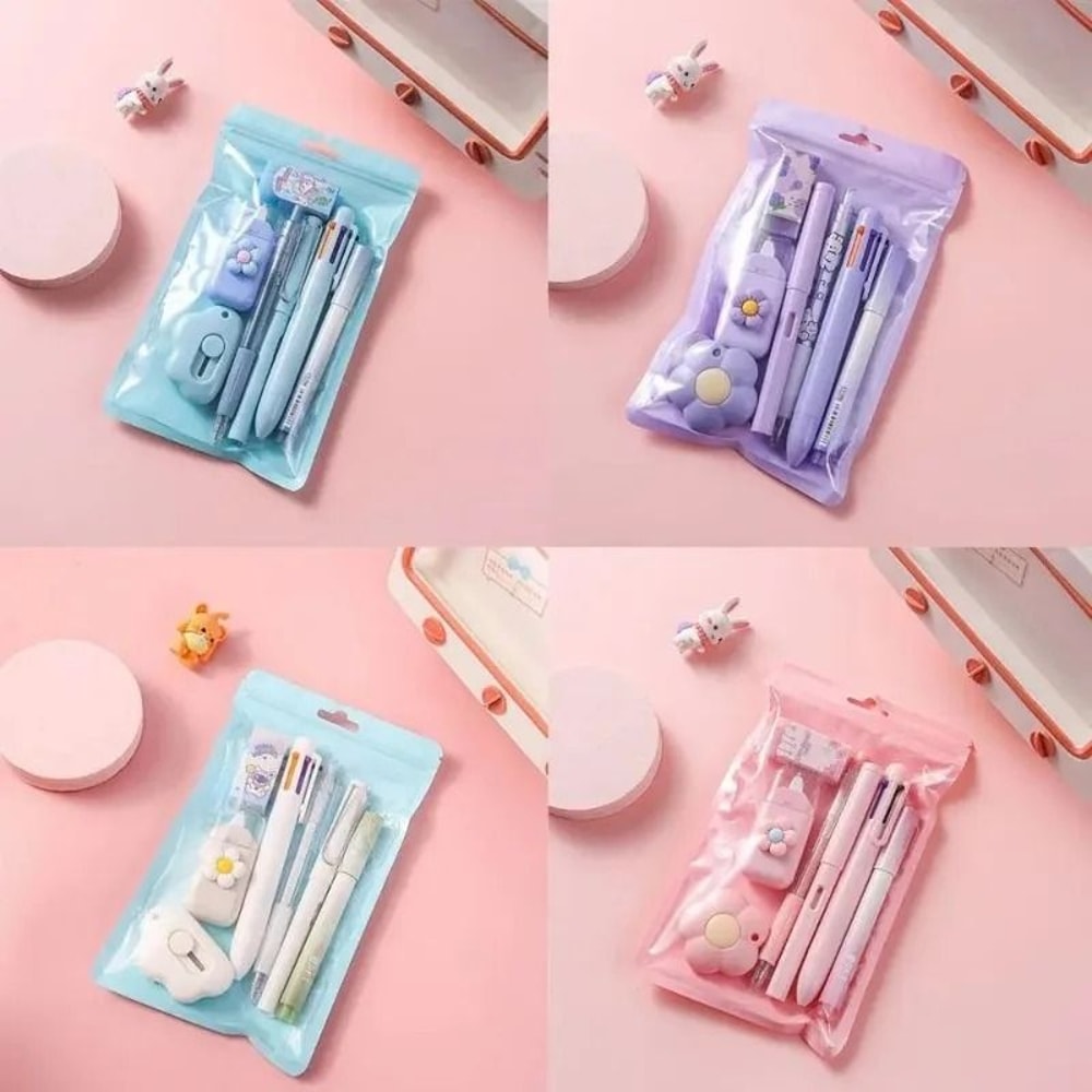 7 In 1 School Stationery Set Complete Student Supplies Gift Kit 26