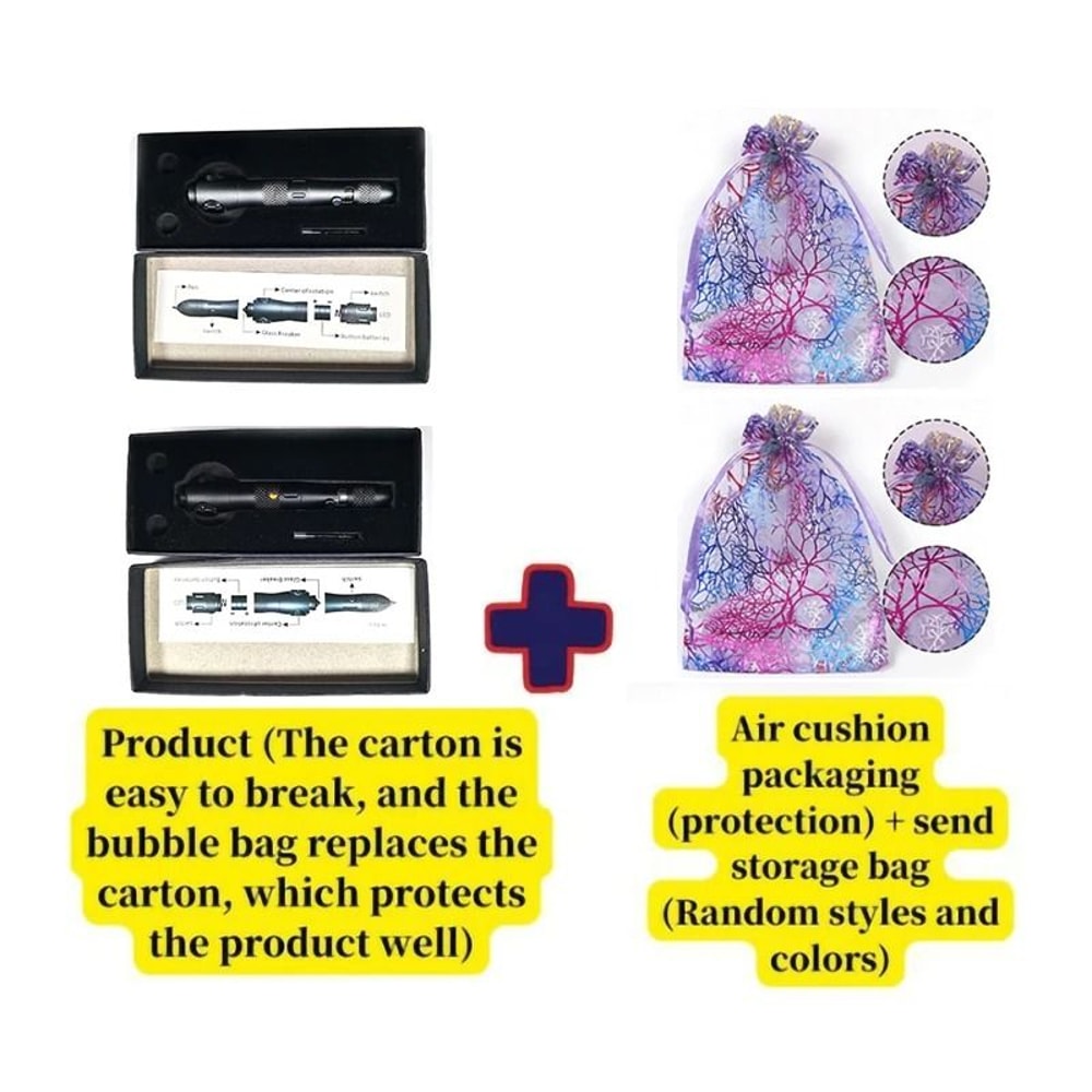 Multifunction Tactical Pen With Spinner Stress Relief And LED Light 8