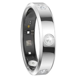 slim smart ring health monitor with heart rate sleep tracking waterproof design
