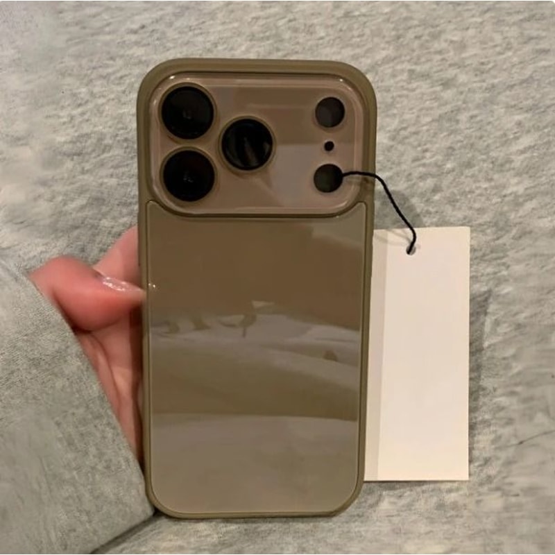 Luxury IPhone Tempered Glass Case Shockproof Hard Back With Camera Protection 10