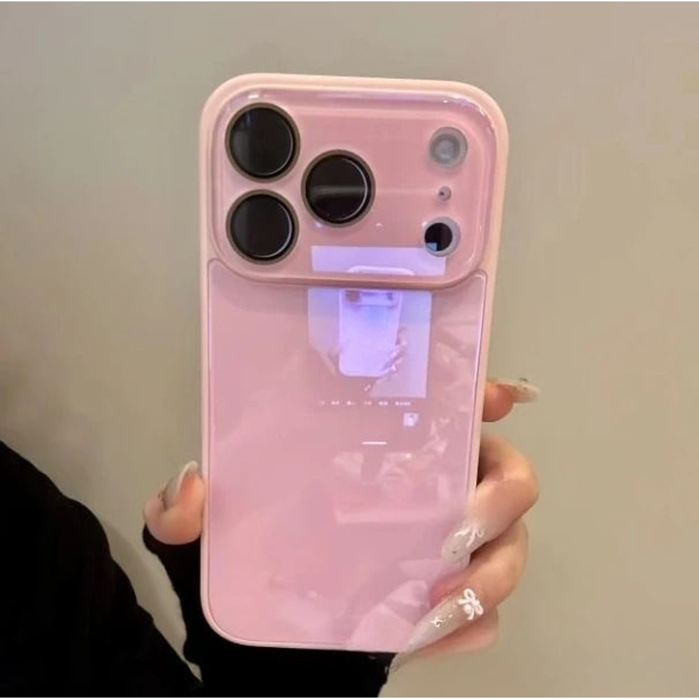 Luxury IPhone Tempered Glass Case Shockproof Hard Back With Camera Protection 2