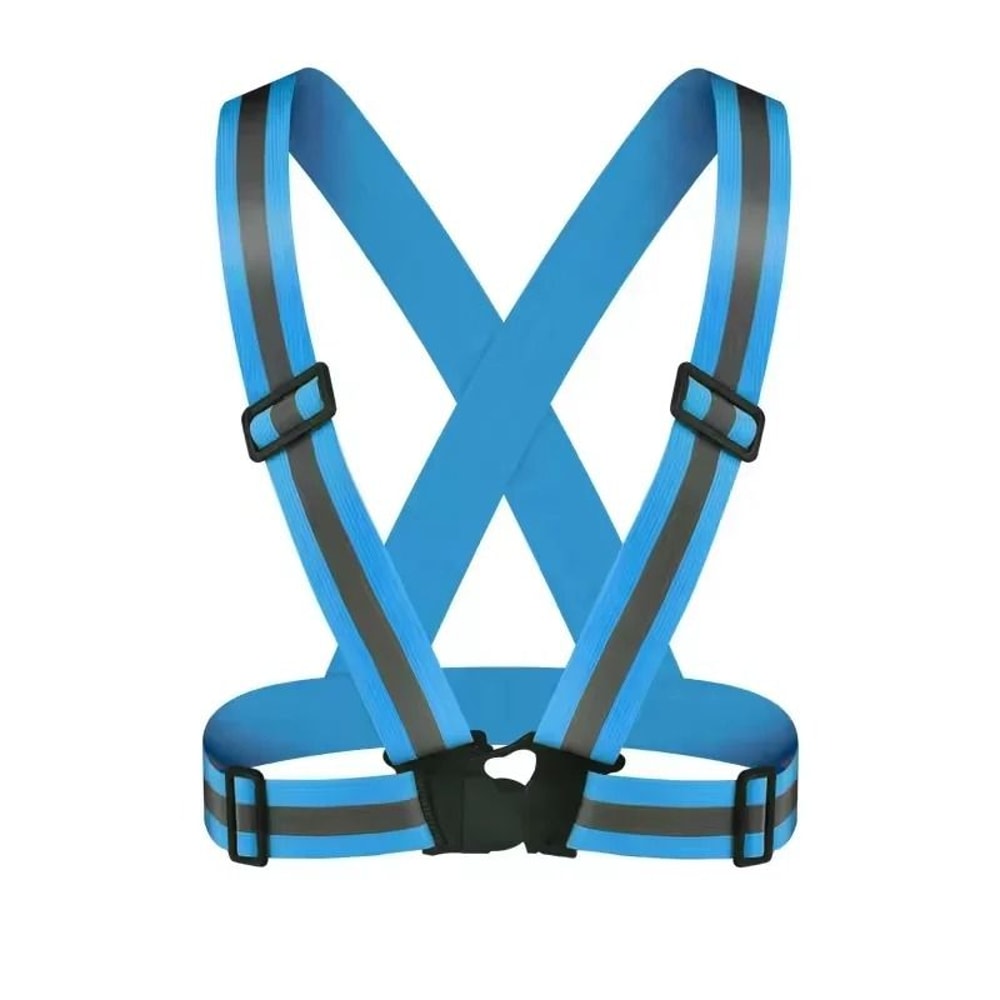 Adjustable Reflective Safety Vest Lightweight Night Visibility Running And Cycling Gear 2
