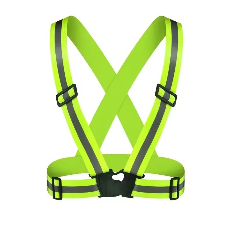 Adjustable Reflective Safety Vest Lightweight Night Visibility Running And Cycling Gear 1