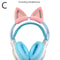 Cat Ear Headphones Accessory Silicone Gaming Headset Decoration Attachment 3