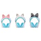 Cat Ear Headphones Accessory Silicone Gaming Headset Decoration Attachment 0