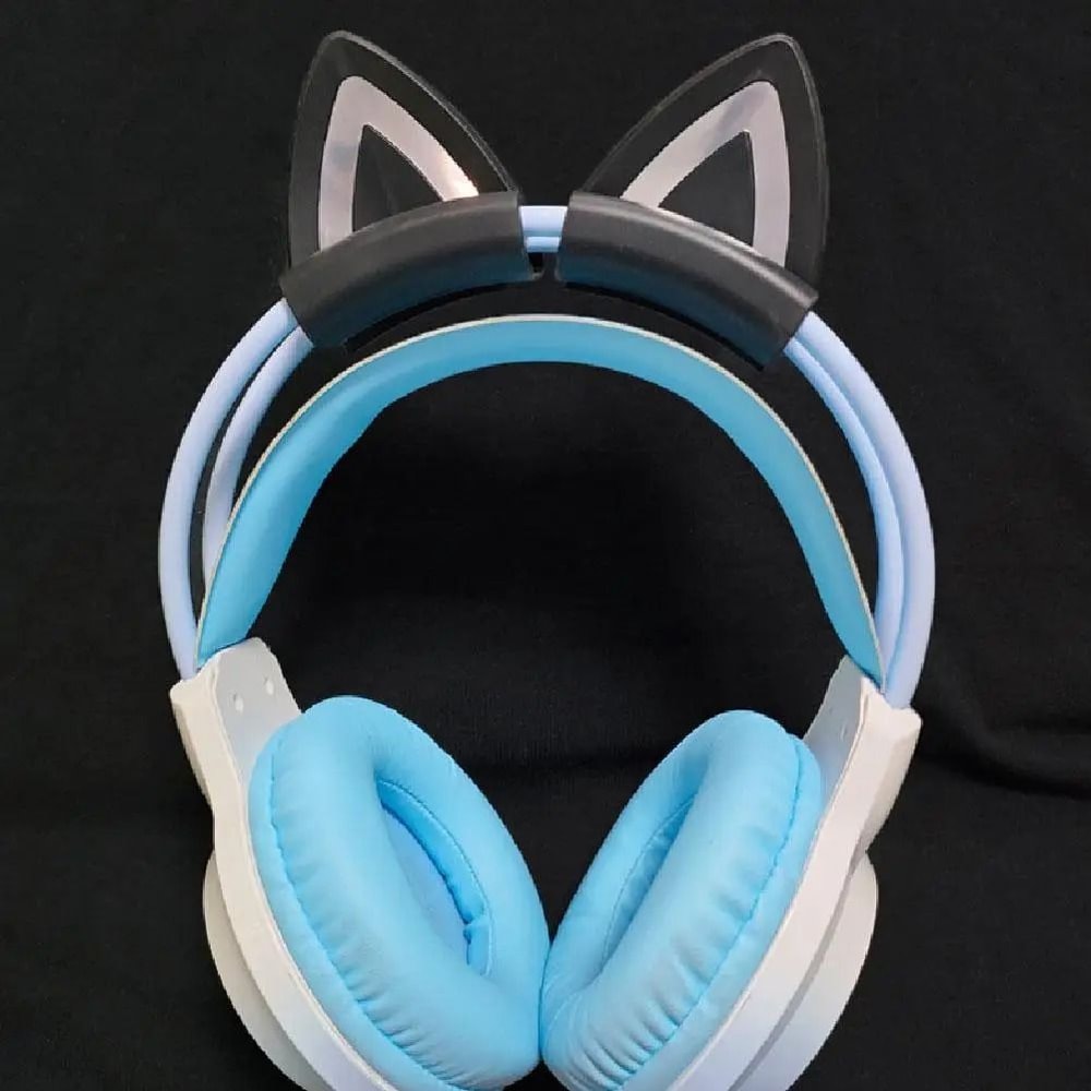 Cat Ear Headphones Accessory Silicone Gaming Headset Decoration Attachment 5