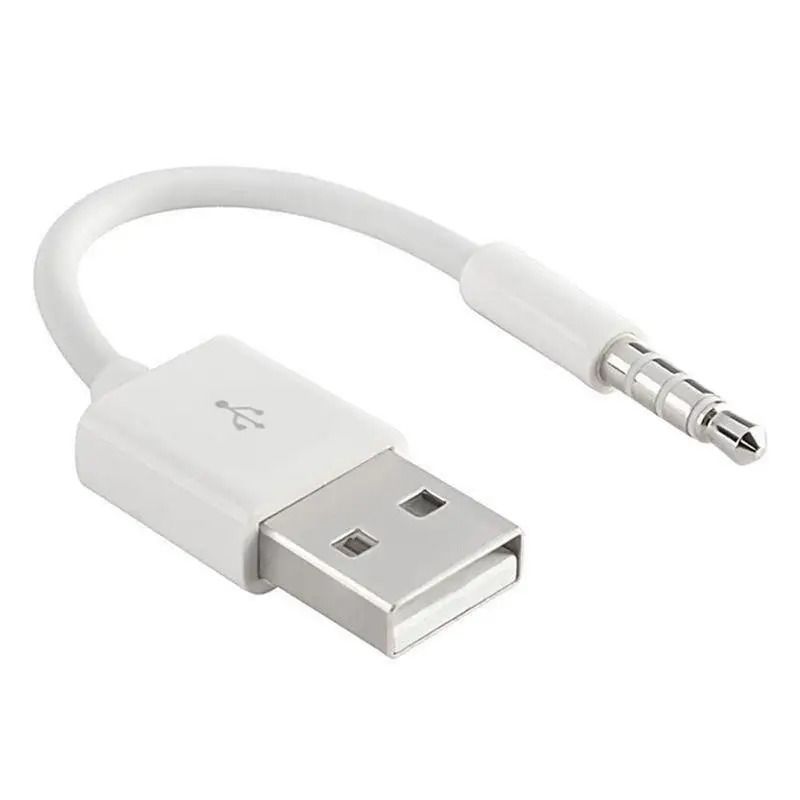 IPod Shuffle Charger Cable 35mm USB Sync Audio Data Cable For 3rd And 4th Gen 0