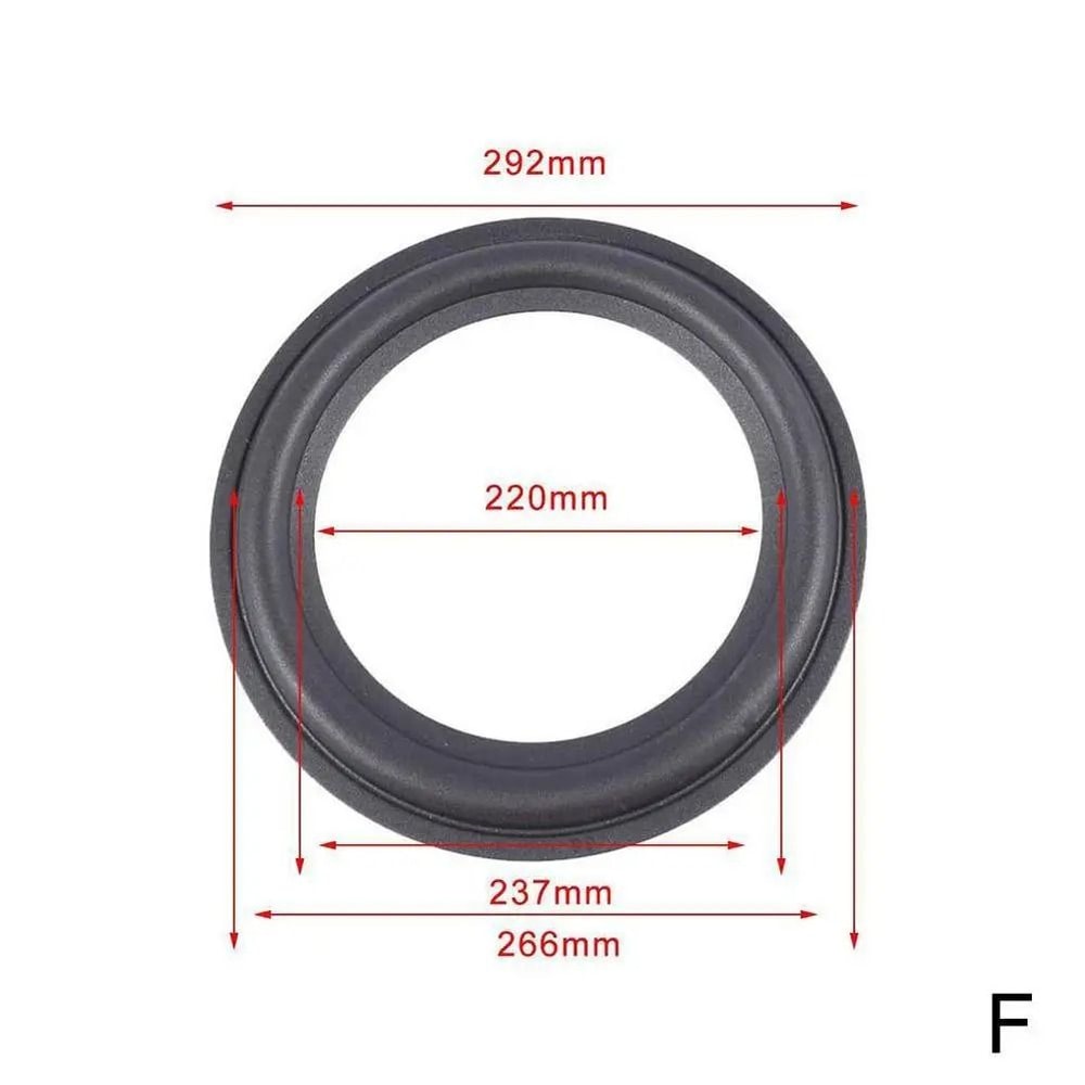Rubber Speaker Surround Repair Edge Suspension Ring For 4 To 12 Inch Speakers 6