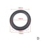 Rubber Speaker Surround Repair Edge Suspension Ring For 4 To 12 Inch Speakers 4