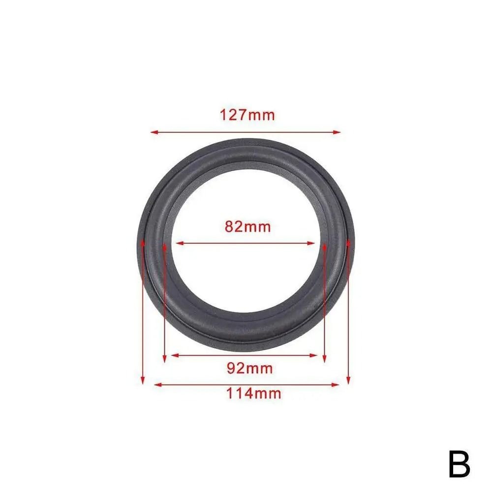 Rubber Speaker Surround Repair Edge Suspension Ring For 4 To 12 Inch Speakers 2
