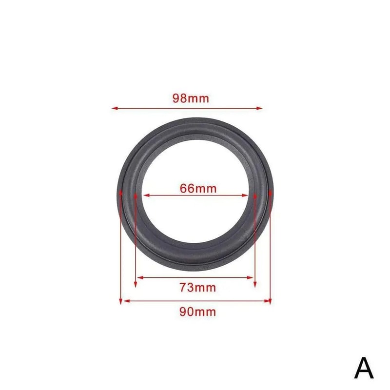 Rubber Speaker Surround Repair Edge Suspension Ring For 4 To 12 Inch Speakers 1
