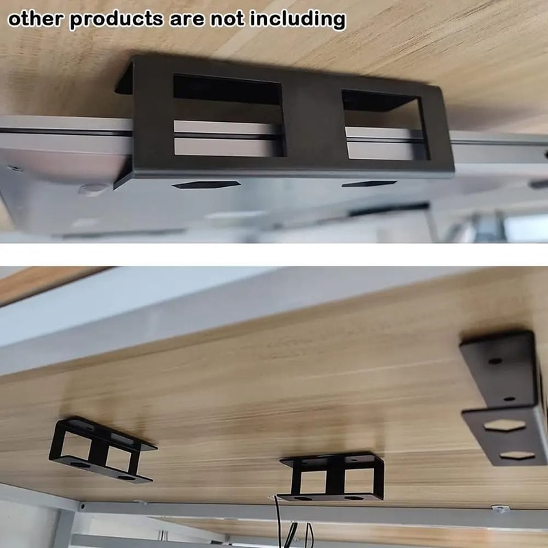 Under Desk Laptop Holder Space Saving Storage Bracket For Home Office Setup 5
